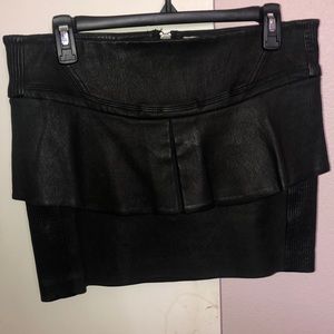 size 40 never been worn IRO black leather skirt